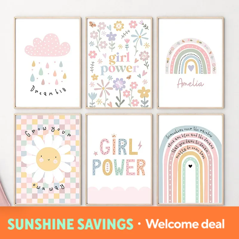 Sun Flower Rainbow Cloud Heart - đánh giá và giá Baby Nursery Room