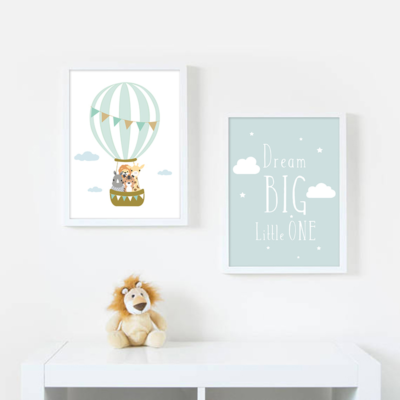 Balloon Moon Nursery Poster Wa - đánh giá và giá Baby Nursery Quotes Wall Art