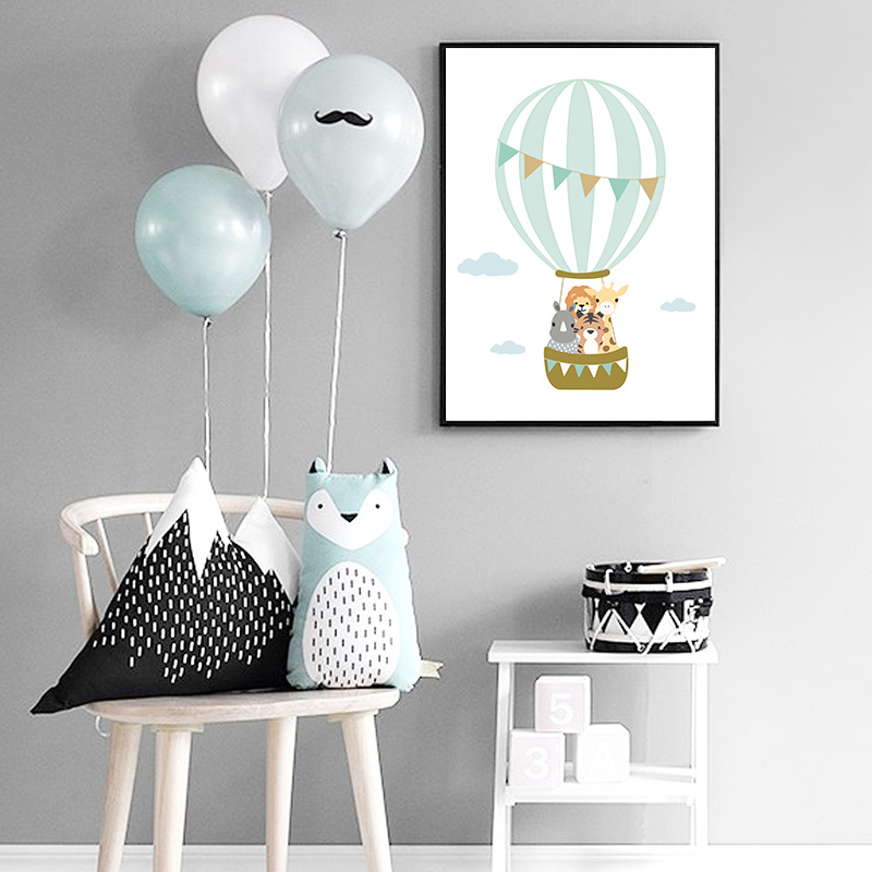 Balloon Moon Nursery Poster Wa - đánh giá và giá Baby Nursery Quotes Wall Art