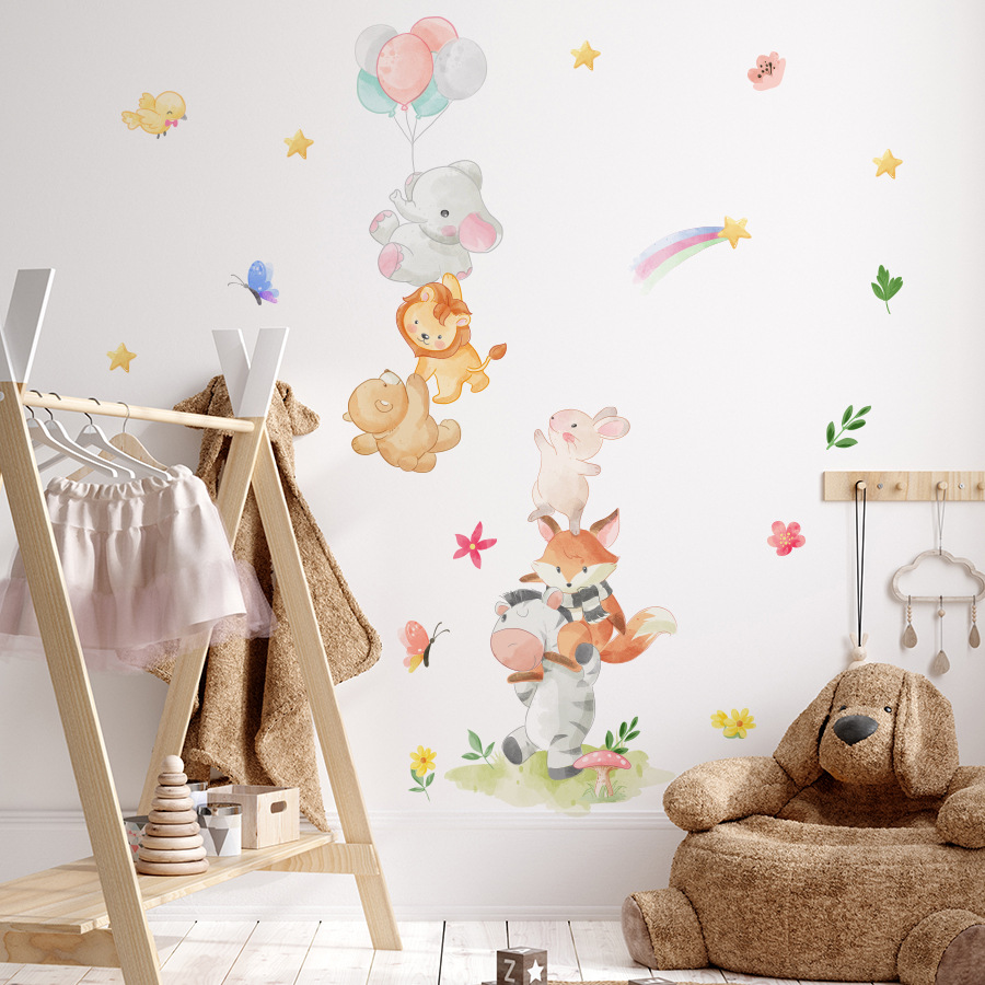 Cute Forest Animals Wall Stick - đánh giá và giá Baby Nursery Package