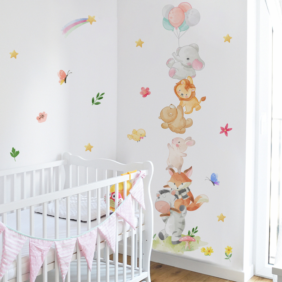 Cute Forest Animals Wall Stick - đánh giá và giá Baby Nursery Package