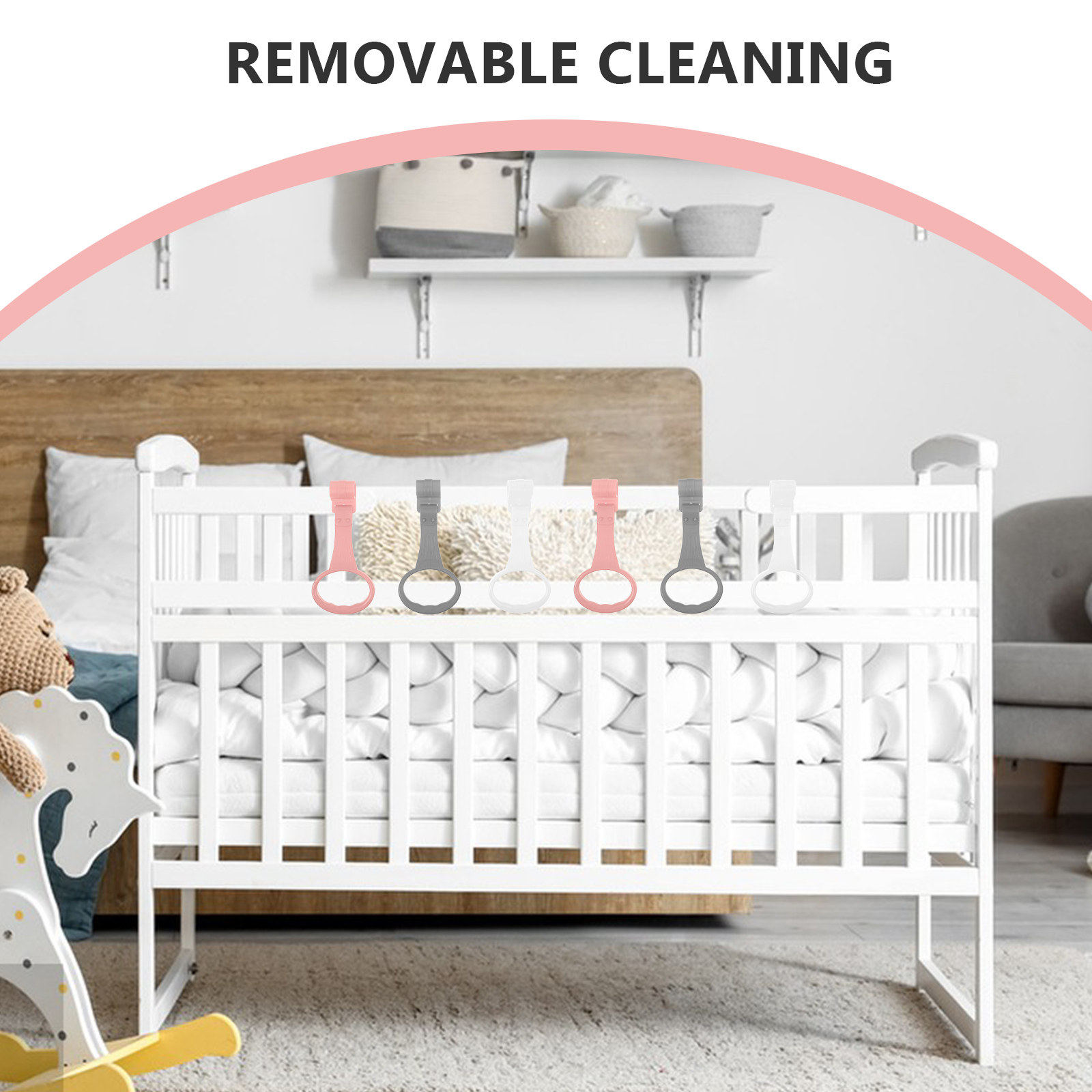 9Pcs Baby Playpen Pull Up Ring - đánh giá và giá Baby Nursery Handles