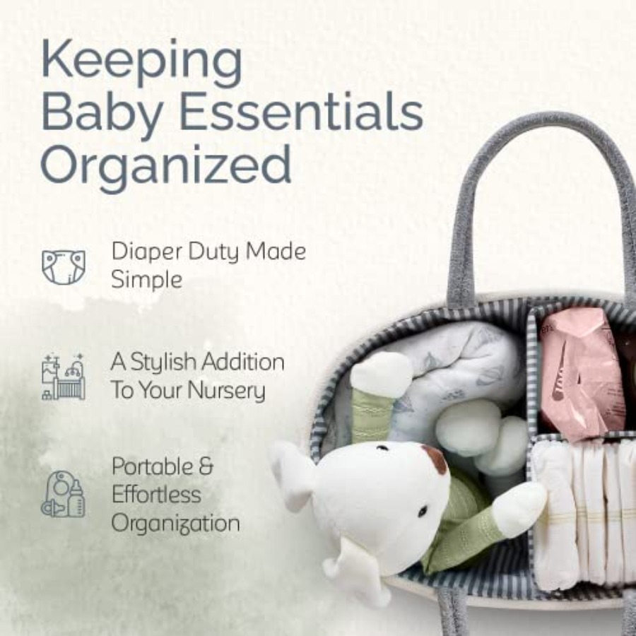 Diaper Caddy Organizer for Bab - đánh giá và giá Baby Nursery Handles
