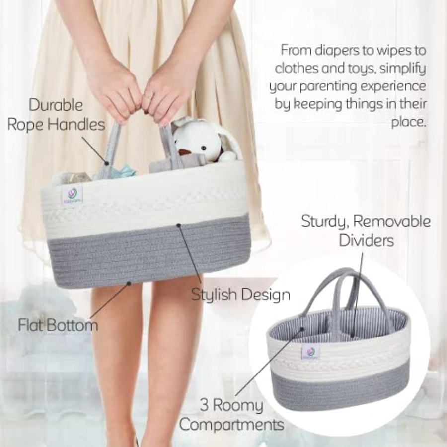 Diaper Caddy Organizer for Bab - đánh giá và giá Baby Nursery Handles