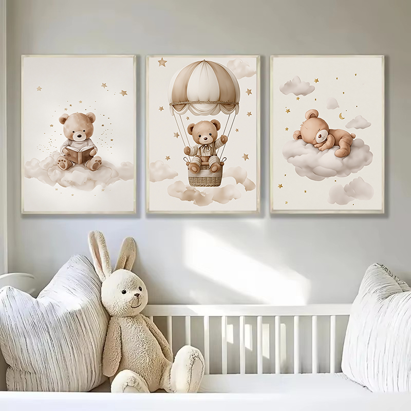 3pcs/set Bohemian Teddy Bear A - đánh giá và giá Baby Nursery Room