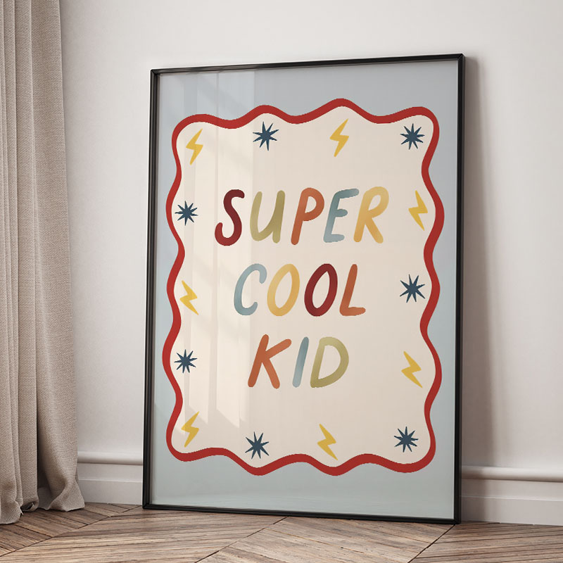 Funny Cartoon Super Cool Kid N - đánh giá và giá Baby Nursery Items